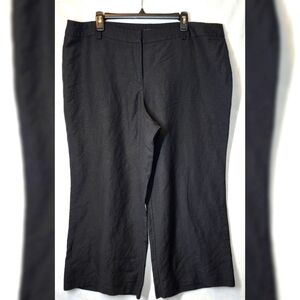 Alfani linen blend cropped trousers.